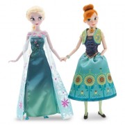 Принцессы Анна и Эльза, подарочный набор. Холодное торжество. Frozen Fever. Disney Store, США.