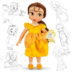 Кукла малышка Белль из мультфильма Дисней Красавица и Чудовище в детстве. Disney Store, США.