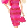Кукла Барби Модница в малиновом платье. Mattel, США.