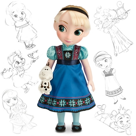 Кукла малышка принцесса Эльза из м/ф Холодное сердце-Frozen. Disney Store, США.