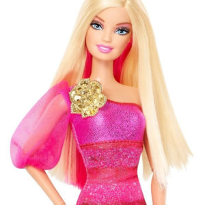 Кукла Барби Модница в малиновом платье. Mattel, США.